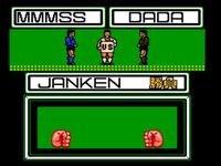 une photo d'Ã©cran de Super Rugby sur Nintendo Nes
